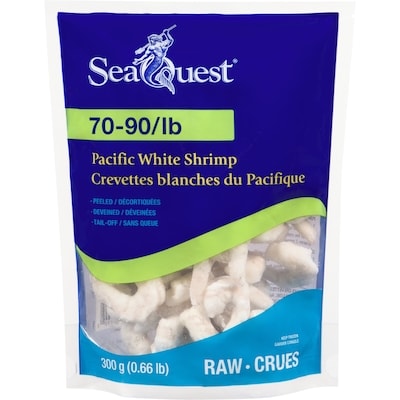 Seaquest Pacific White Shrimp 300 g, $2.66/100g