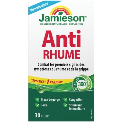 Jamieson Gelée Antirhume 30 ea, 0,54 $/1ch