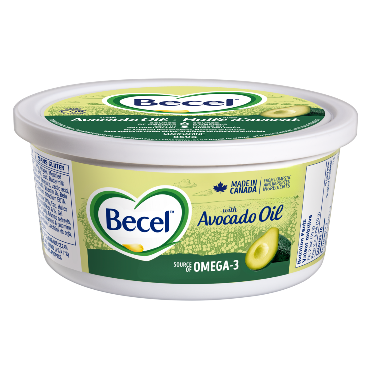 Becel Margarine with Avocado Oil 850 g, $1.12/100g