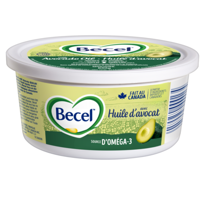 Becel Margarine avec huile d'avocat 850 g, 1,12 $/100g
