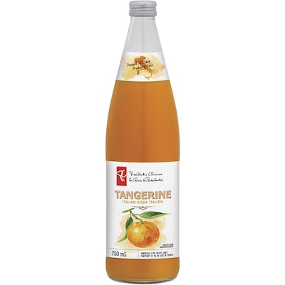 President's Choice Italian Soda - Tangerine 750 ml, $0.47/100ml