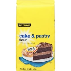 No Name Cake & Pastry Flour 2.5 kg, $0.15/100g