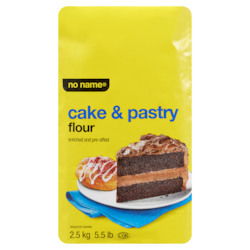 Sans Nom Farine gâteaux et pâtisseries 2.5 kg, 0,16 $/100g