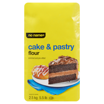 Sans Nom Farine gâteaux et pâtisseries 2.5 kg, 0,14 $/100g