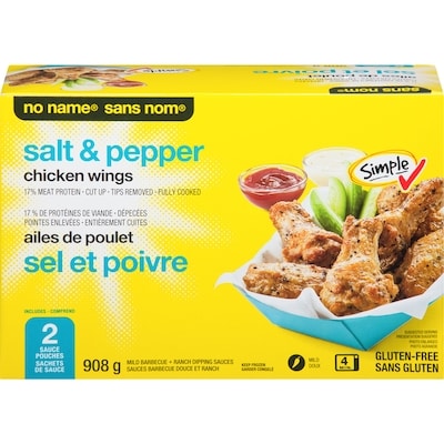 No Name Salt & Pepper Chicken Wings 908 g, $1.54/100g