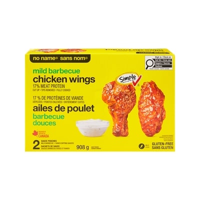 Sans Nom Ailes de poulet, BBQ douces 908 g, 1,54 $/100g
