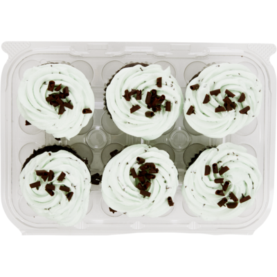 null Chocolate Mint Cupcakes 6x300.0 g, $13.00/100g