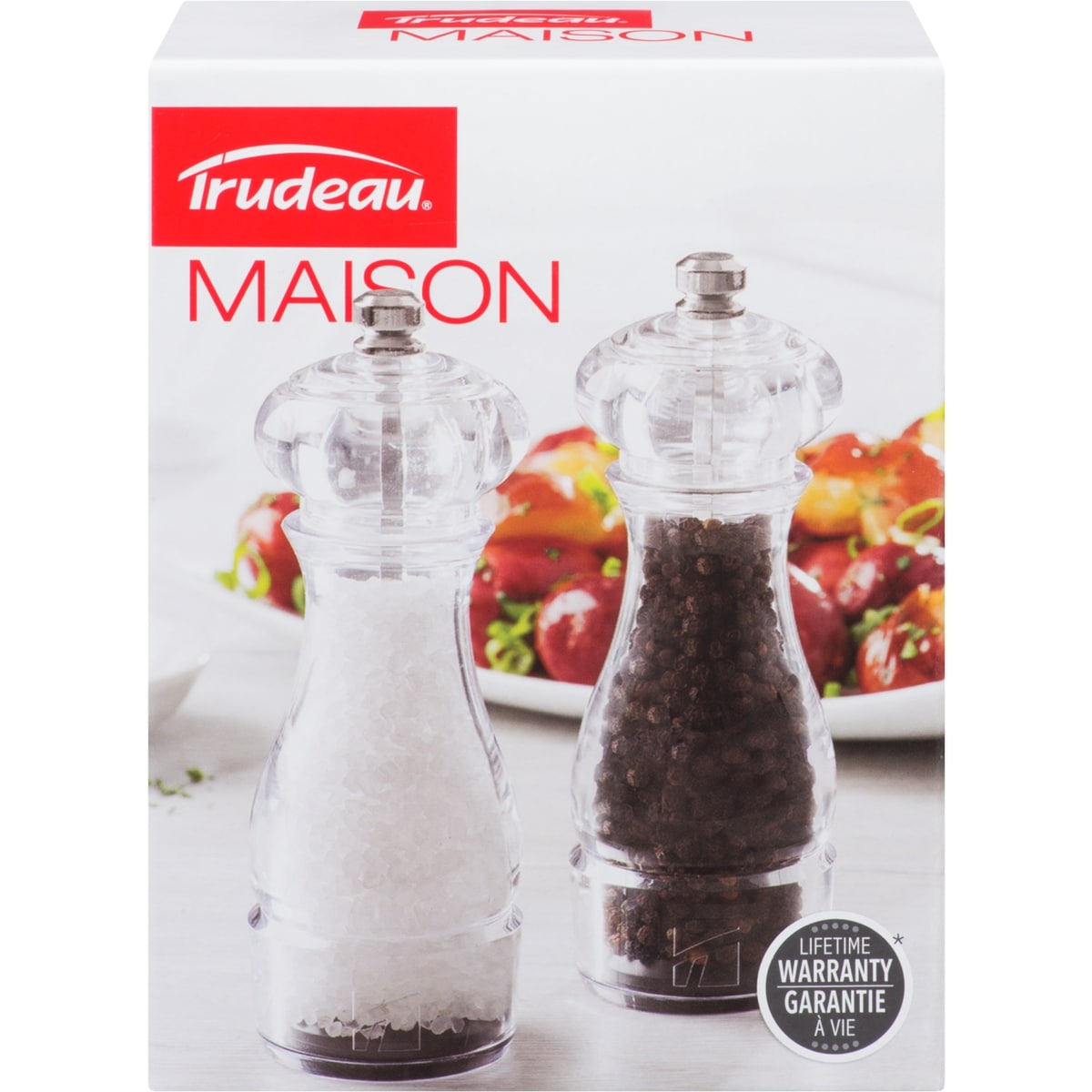 Trudeau Maison Maya Pepper & Salt Mill  1 ea, $38.00/1ea