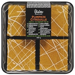 Charlotte's Carrés à la citrouille 400 g, 1,50 $/100g