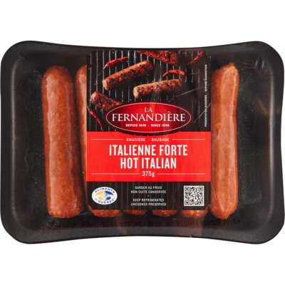 La Fernandière Saucisse italienne forte 375 g, 1,87 $/100g