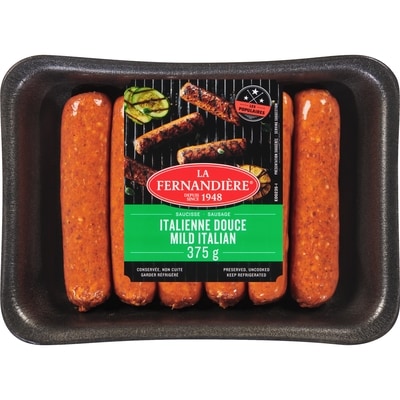 La Fernandiere Mild Italian Sausage 375 g, $1.87/100g