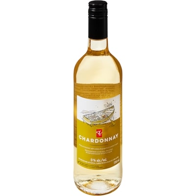 President's Choice Chardonnay Dealcoholized Wine 750 ml, $1.00/100ml