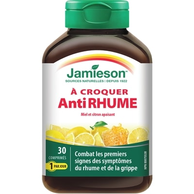 Jamieson Antirhume, 30 comprimés à croquer 30 ea, 0,54 $/1ch