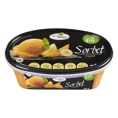 Fontaine Sante Sorbet, Tropical Fruits 500 ml, $1.50/100ml
