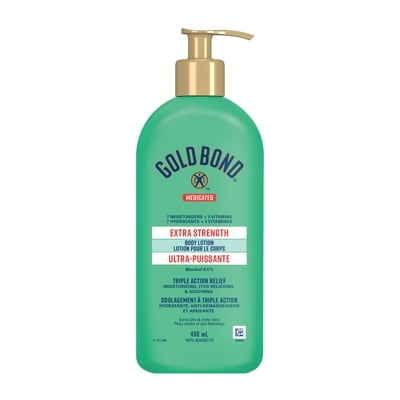 Gold Bond Medicated Extra Strength Body Lotion, Menthol 0.5% 400 ml, $3.50/100ml