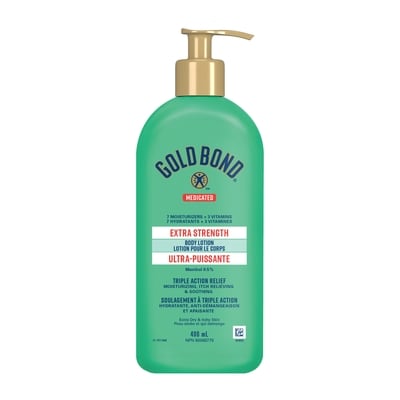 Gold Bond Medicated Extra Strength Body Lotion, Menthol 0.5% 400 ml, $3.25/100ml