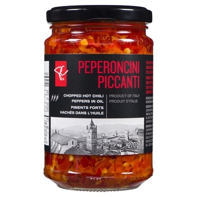 Peperoncini Chopped Hot Chili Peppers In Oil