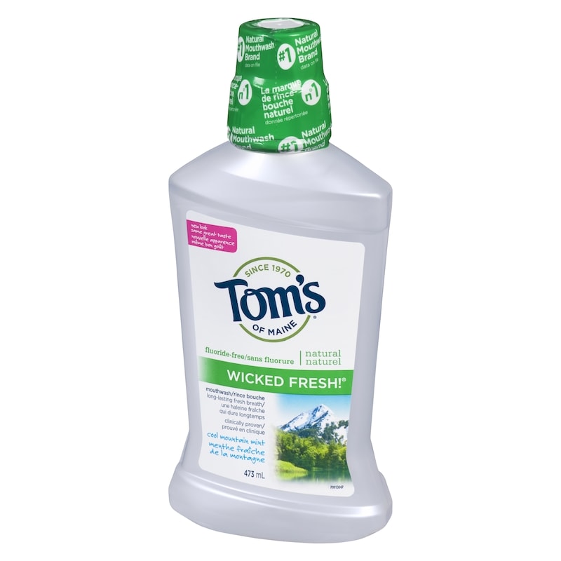 Wicked Fresh Cool Mountain Mint Natural Fluoride-Free Mouthwash