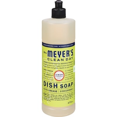 Mrs. Meyer's Clean Day Lemon Verbena Scent Dish Soap 473 ml, $1.58/100ml