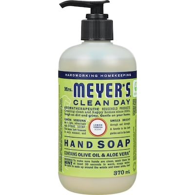 Mrs. Meyer's Clean Day Hand Soap Lemon Verbena Scent 370 ml, $2.16/100ml