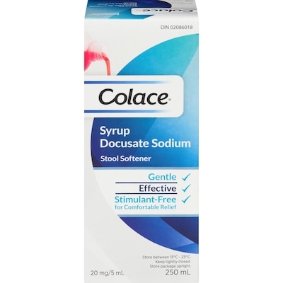 Colace Syrup 250 ml, $4.40/100ml