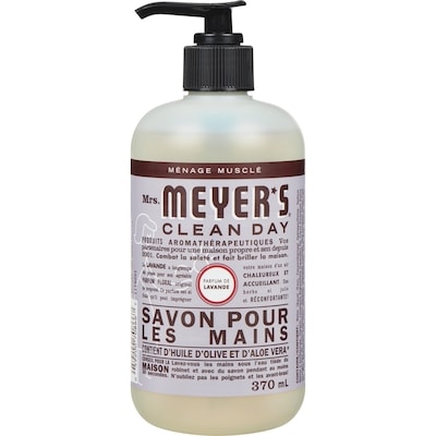 Mrs. Meyer’s Clean Day Savon pour les Mains Parfum de Lavande 370 ml, 2,16 $/100ml