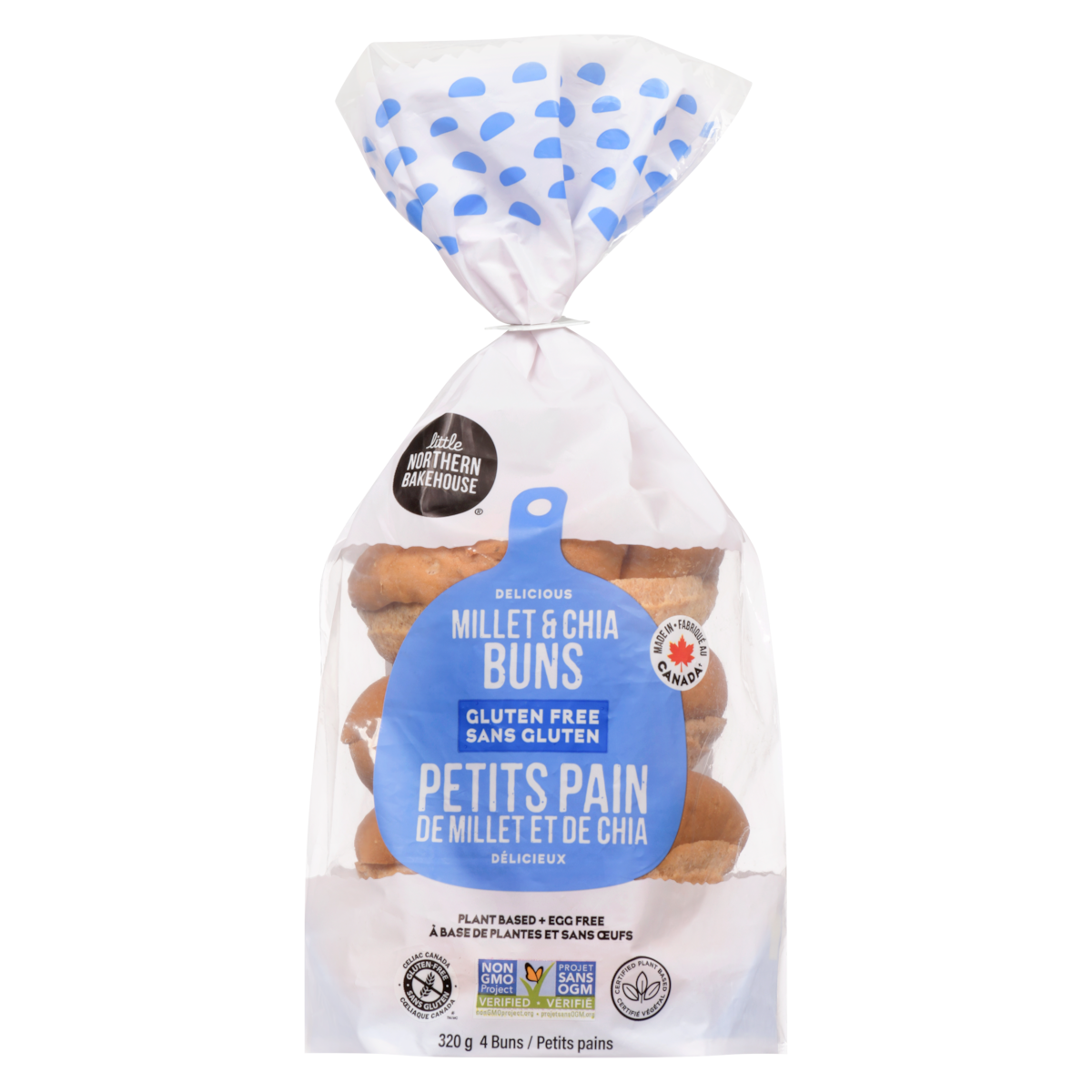 Little Northern Bakehouse Gluten-Free Buns Millet & Chia