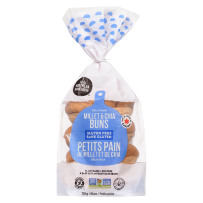 Little Northern Bakehouse Millet & Chia Hamburger Buns 320 g, $2.59/100g