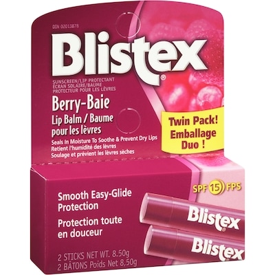 Berry SPF 15 Lip Balm Twin Pack!