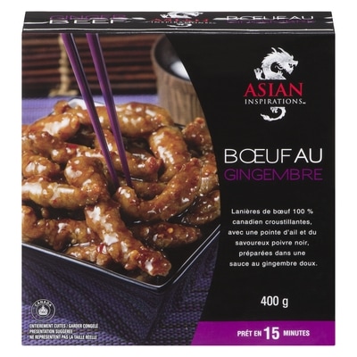 Asian Inspirations Bœuf au gingembre 400 g, 1,62 $/100g