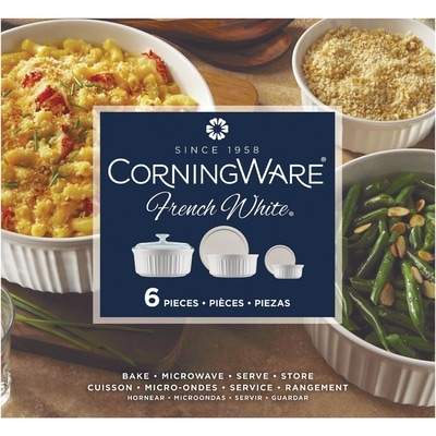 Corningware Ensemble de vaisselle 6x1.0 ea, 8,53 $/1ch