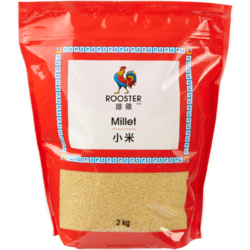 Rooster Millet 2 kg, 0,50 $/100g