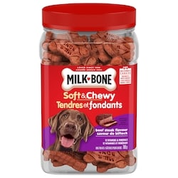 Milkbone Soft & Chewy Beef Steak Flavour Dog Treats 708 g, $1.48/100g