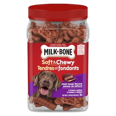 Milkbone Soft & Chewy Beef Steak Flavour Dog Treats 708 g, $1.69/100g