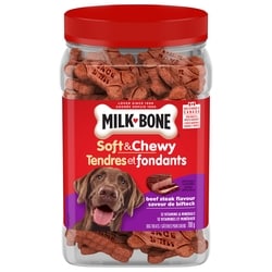 Milk-Bone Gâteries molles pour chien à saveur de bifteck de bœuf 708 g, 1,55 $/100g