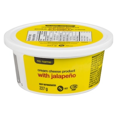 No Name Cream Cheese Product With Jalapeño  227 g, $1.32/100g