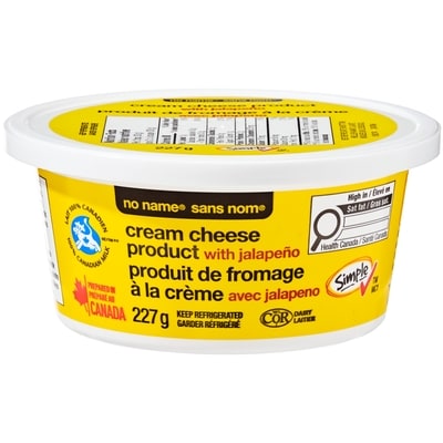 Sans Nom Produit de fromage à la crème avec jalapeño 227 g, 1,32 $/100g