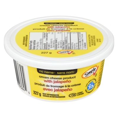 Sans Nom Produit de fromage à la crème avec jalapeño 227 g, 1,76 $/100g