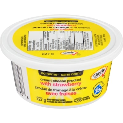 No Name Cream Cheese Product With Strawberries 227 g, $1.32/100g