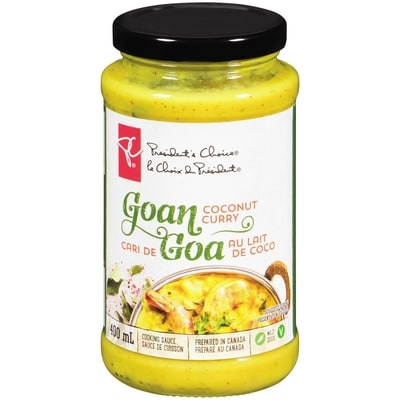 President's Choice Goan Coconut Curry Cooking Sauce 400 ml, $1.50/100ml