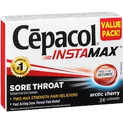 洋楽 G-Rap Freeloadas over the counter Cepacol Lozenges Sore Throat Arctic Cherry Value Pack! - 24 ea