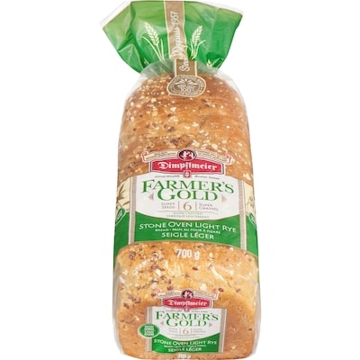 Dimpflmeier Farmer's Gold Bread Light Rye 6 Grain  700 g, $0.43/100g