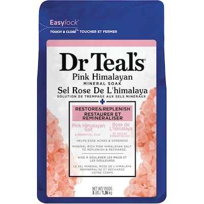 Dr. Teal's Pink Himalayan Mineral Soak 1360 g, $0.82/100g
