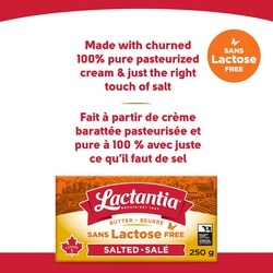 Lactantia Lactose Free Salted Butter - 250 g | Loblaws