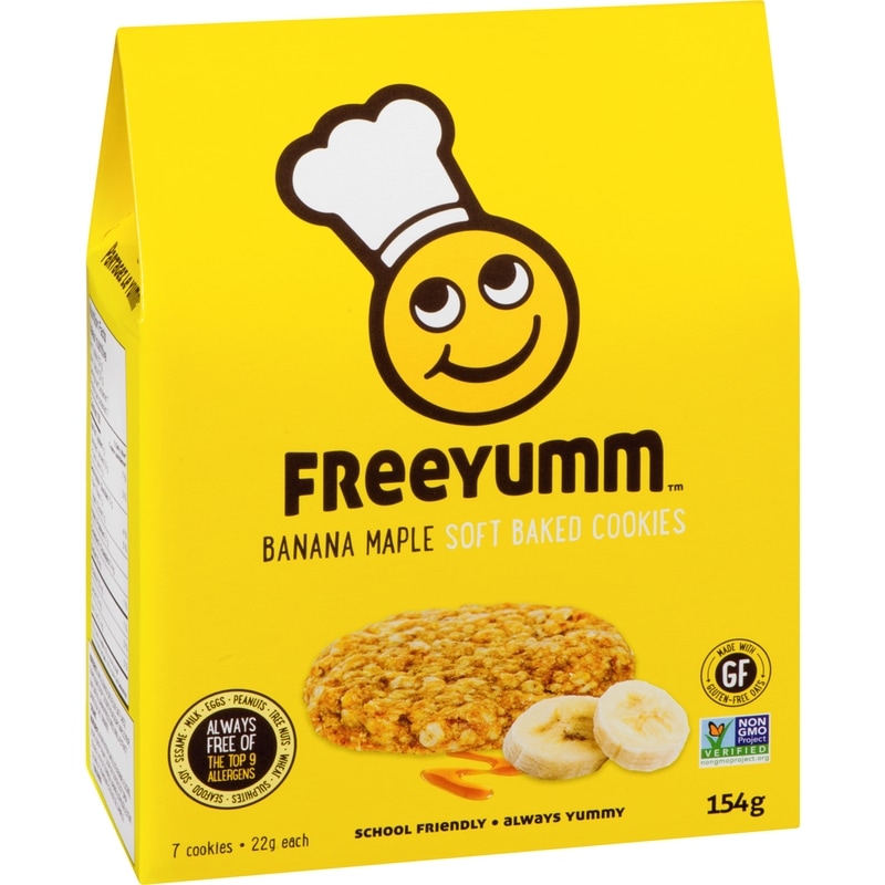 Banana Maple Cookies 7 Individually Wrapped Cookies