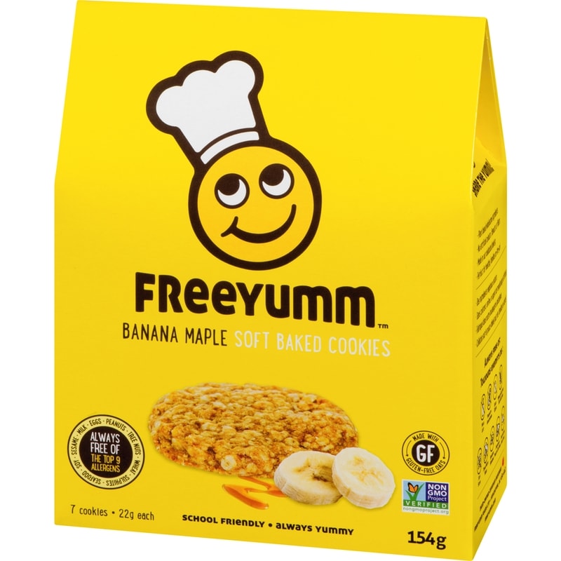 Banana Maple Cookies 7 Individually Wrapped Cookies