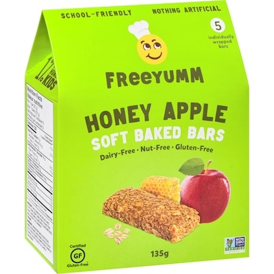 Honey Apple Oat Bars