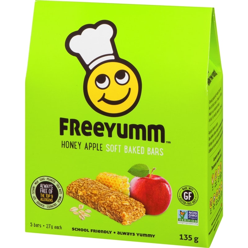 Honey Apple Oat Bars