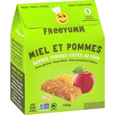Honey Apple Oat Bars