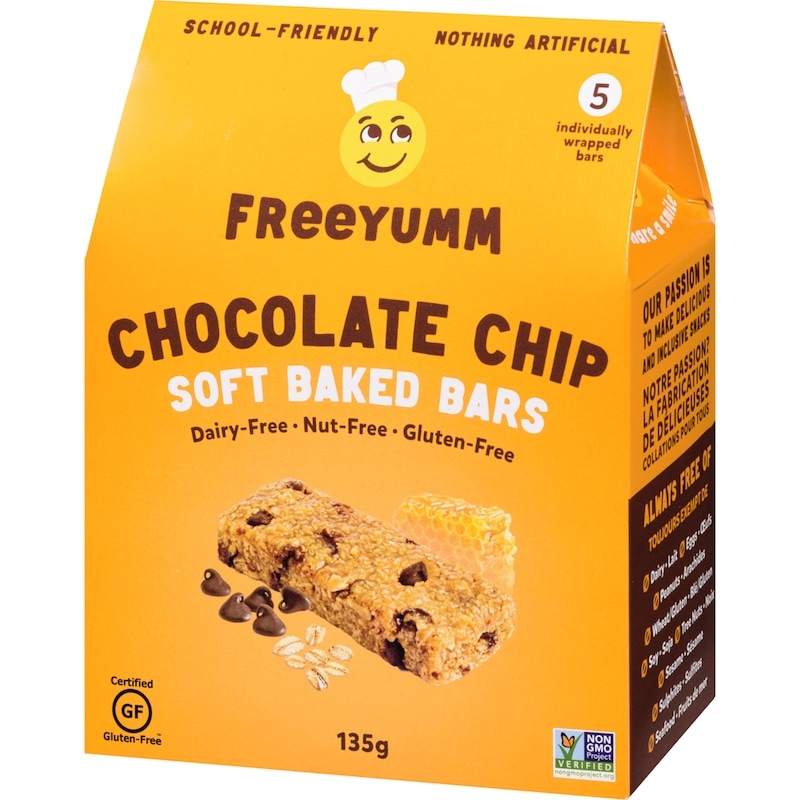 Chocolate Chip Oat Bars